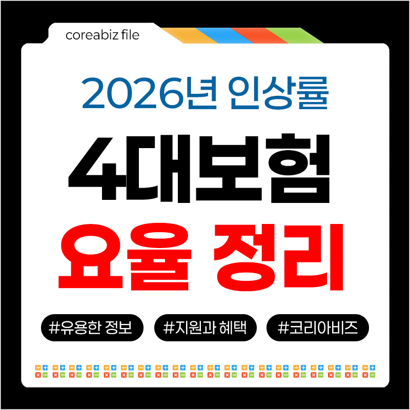 4대보험 요율