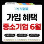 2026년 PL보험료, 중소기업 6월 가입자 지원 혜택 확인 710